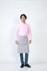 Seven Uniform GH7021-2 Long Sleeve Stand Collar Oxford Shirt, Pink, Size 5L
