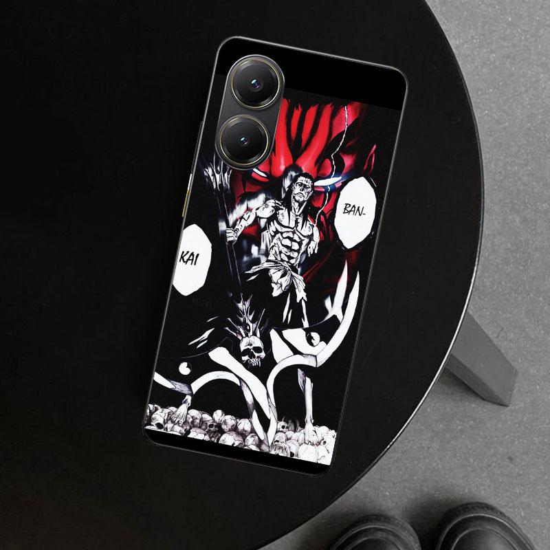 Zaraki Kenpachi Bleach Phone Case Cover for Xiaomi Poco X6 X5 X7 Pro F7 Ultra Redmi 15C 15 13C 13 12C 12 10C 10 10A 9C 9A 9T 9 C