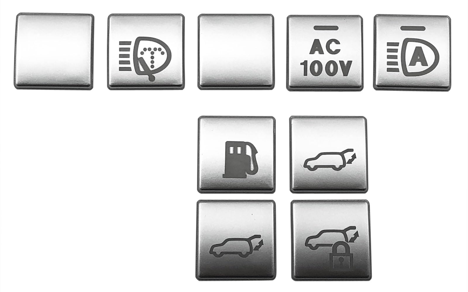 

BRIGHTZ Хромированная накладка на переключатель приборной панели [SWI-COV-093] для Crown Sport AZSH36W/AZSH37W