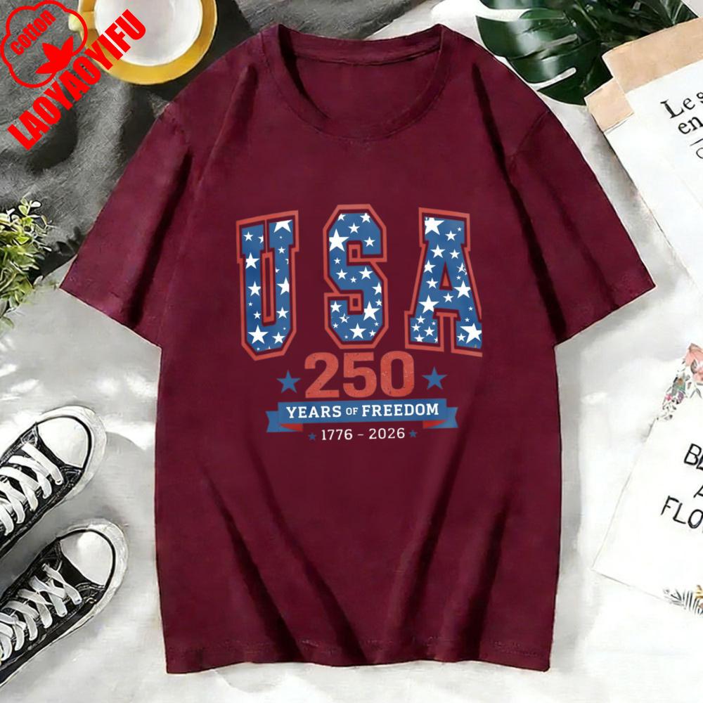 Happy 250th Birthday USA Shirt America 250th Anniversary Semiquincentennial Gift USA 250 Shirt Independence Day 4th of July