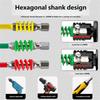 Magnetic Screwdriver Bits Crosses Head Alloy Steel Drill Bits for Various Screws in the Home and Professional Occasion