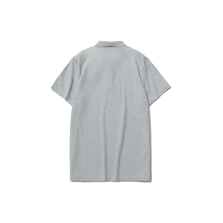 Li Ning Wade Series Casual Sports Polo Shirt Men tops Brick-Gray APLR021-4