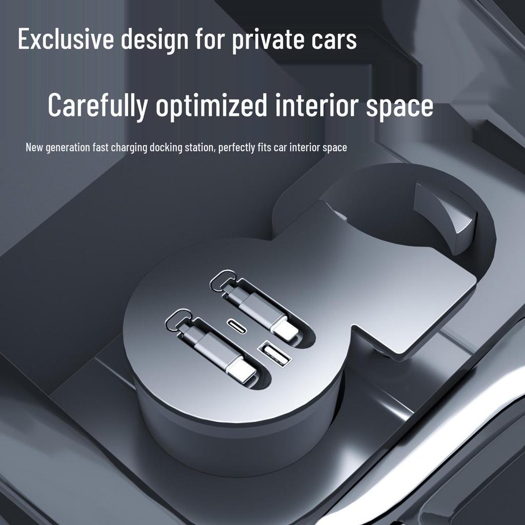 BMW X3/X4/IX3 Type-C Fast Charging USB Expansion Dock