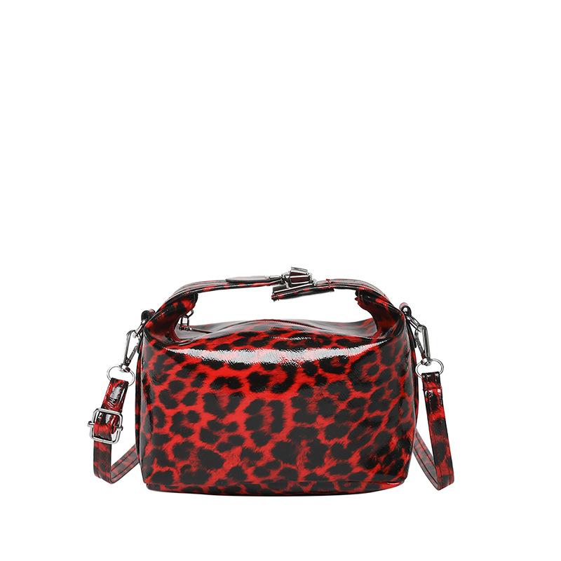 Fashion bag leopard print large capacity bag women's new shoulder bag fashion foreign style messenger bag