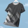 Men's Quick Dry Short Sleeve Sports T Shirt Fitness Running Badminton Sportswear T-shirt Summer Trendy Outdoor Breathable Tees