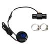 Universal Motorcycle Thermometer Instruments Water Temp Temperature LED Digital Display Gauge Meter With 22mm Temp Temperature Sensor Adapter