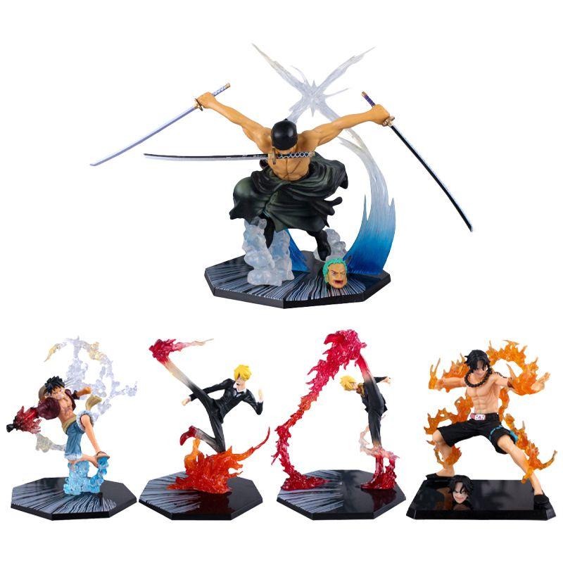 Anime One Piece Mode Monkey D Luffy Vinsmoke Sanji Portgasdace Ornaments Gift