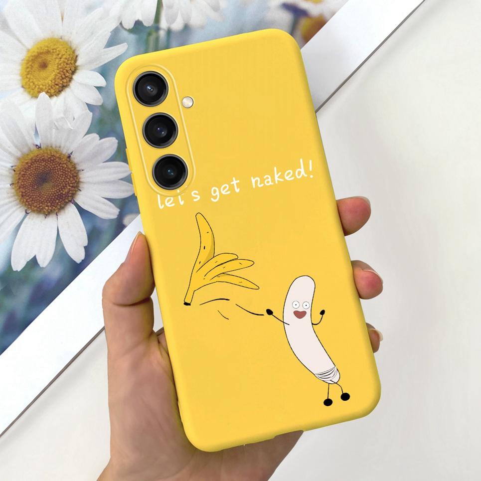 For Huawei Samsung Galaxy M15 F15 Back Cover Soft Matte Liquid Silicone Funda Samsung F15 Coque Astronaut Dinosaur Housing