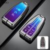 Premium Zinc Alloy Key Cover Case For Hongqi H5/H7/Hs5/Hs7 Premium Edition - Protective Key Fob Shell Key Bag Chain