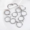 2pcs 10pcs 20pcs Stainless Steel Hoop Earring Hook Connector Women French Earring Settings Punk Hiphop Bijoux DIY Jewelry Making