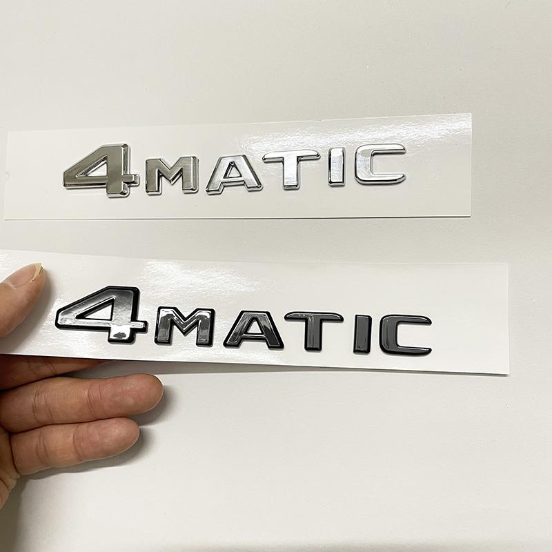 3D ABS Car Tail Rear Trunk Badge Emblem Letter Stickers For Mercedes Benz GLC Class X253 GLC300de GLC300e GLC350e GLC400e GLC260 RX7