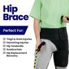 Protective Hip Support Belt Breathable Thigh Strap Sleeve Groin Support  Sports