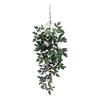 Artificial Cimicifuga Leaf Spray,  Faux Fall Branch With Long Stems For Vase, Thanksgiving Centerpiece Halloween Decor