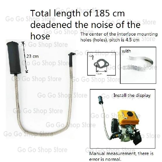 Range extender silencer gasoline engine generator