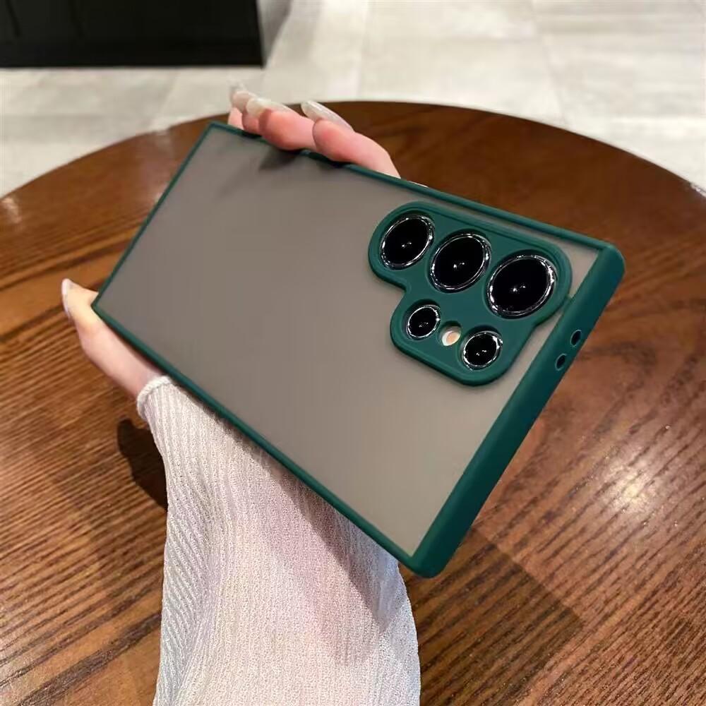 Simple Candy Color Hard Back Cover Case For Samsung GalaxyS25 S24 S23 S22 S21 S20 Note 20 Ultra Plus ALL-Pack Matte Shell Coque