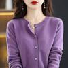 TIFICY Women's Fashion Casual Fall Winter Solid Color Print Long Sleeve O-Neck Tops Women's Clothing Woolen Knitwear Sweaters