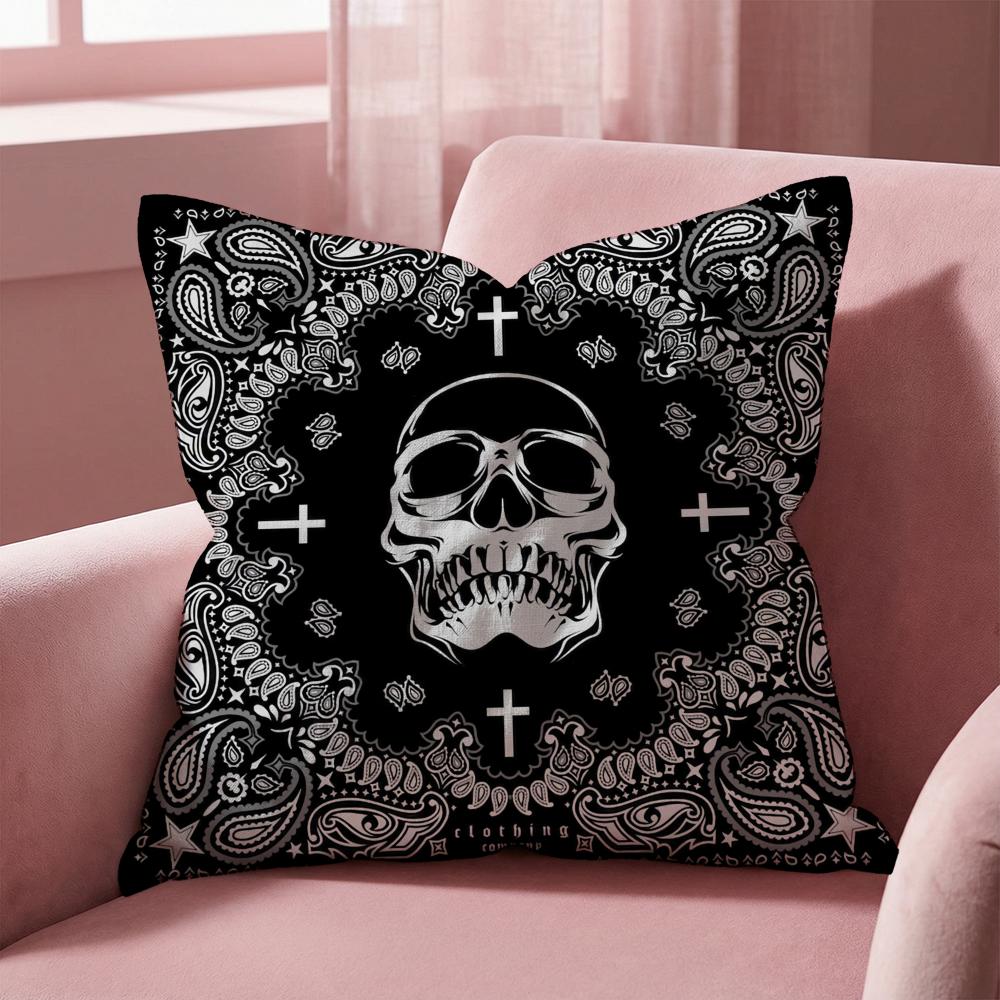 D-Death Row Records Cushion Cover Multi-Scene Pillow Cover for Home & Car - Reversible, Soft & Durable for Daily Use