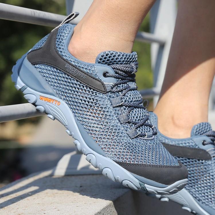 Hantu shoes summer breathable thin annual new deodorant mesh shoes outdoor mountaineering sports and leisure shoes