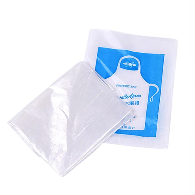 1/5/10/20PCS Disposable Kitchen Aprons Plastic Waterproof Apron Individually Packing Gowns for Men Women Kitchen Accessories