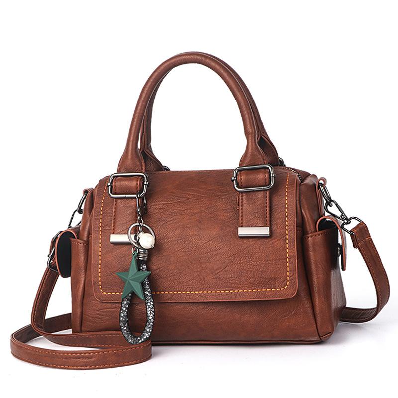 Women Fashiable Shoulder Bags New Female Messenger Bag Handbag Wild Tassel Printing Wild Crossbody Bag Purses and Handbags