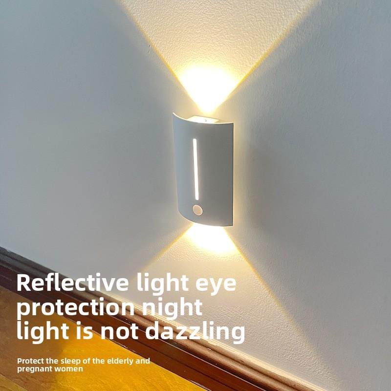 Night Light Ambient Light Human Body Sensor Light Up and Down Light Night Light Cabinet Light LED Induction Linkage