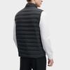 FILA Solid Color Zip Stand Collar Down Vest Men Vests Black F11M342915F-BK