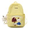 Schoolbag new children's casual simple backpack cute versatile backpack cartoon doll backpack large capacity backpack