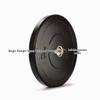 Black All-Rubber Barbell Plates for Commercial and Home Gym Use
