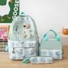 Large-capacity Schoolbag Female Cute Bear Backpack Lunch Box 5-piece Travel Backpack