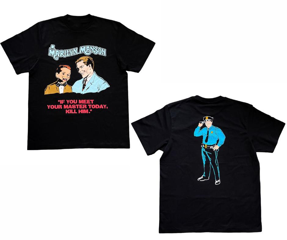 

Футболка Мэрилина Мэнсона, Футболка «Если сегодня встретишь своего мастера». 4XL