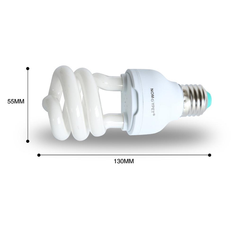 Supplementation Lamp Bulb Energy-saving Ultraviolet Lamp Bulb Portable  Lightweight Heating for Tropical Rain Forest Pets
