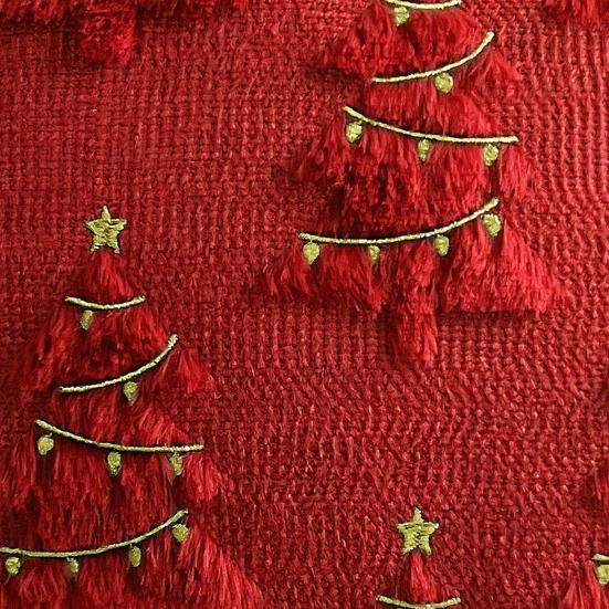 Yousheng 1/2Pcs Christmas Pillowcase 3D Tree Pattern Sofa Bedding Cushion Cover Living Room Bedroom Home Decor