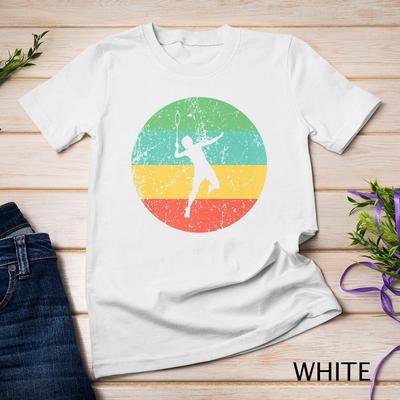 Badminton Shirt - Vintage Retro Badmintonspieler Unisex T-Shirt
