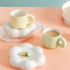 Souvenir Coffee Cup Saucer Cartoon Ceramic Cup Small Fresh Mug Women's High Quality Water Cup Cloud Cup Gift