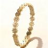 43 jia-e-7 gold small daisy rhinestone bracelet