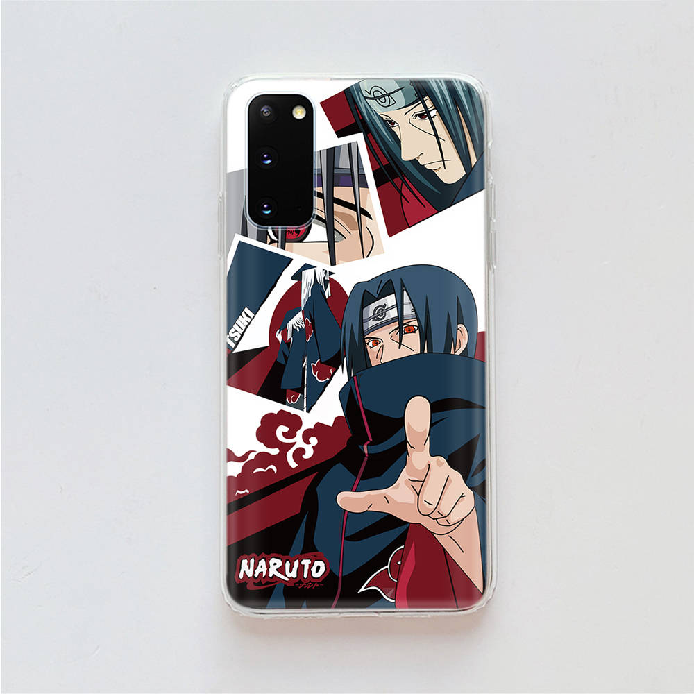 AD89 Naruto Itachi Clear Case for Samsung A04 A14 A23 A34 A54 M23 M33 M52 M53 Realme 10 9 C30S C35 C55 VIVO Y02 Y21 Y33S Y51 X80 V25 Cover