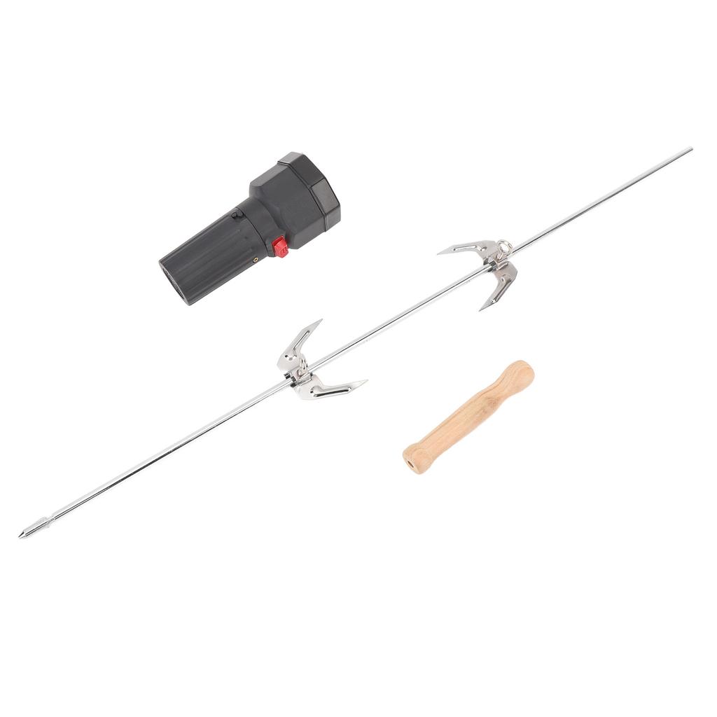 Kit Griglia Girevole con Motore Elettrico a Batteria Rotazione Automatica Kit Girevole Portatile