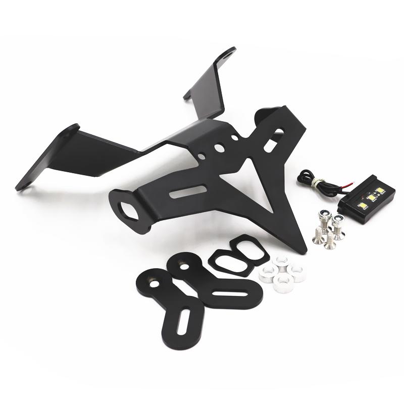 Suporte de placa de licença para honda cb650r cb650f cbr650r cbr650f acessórios cauda arrumada registro eliminador de pára-choque
