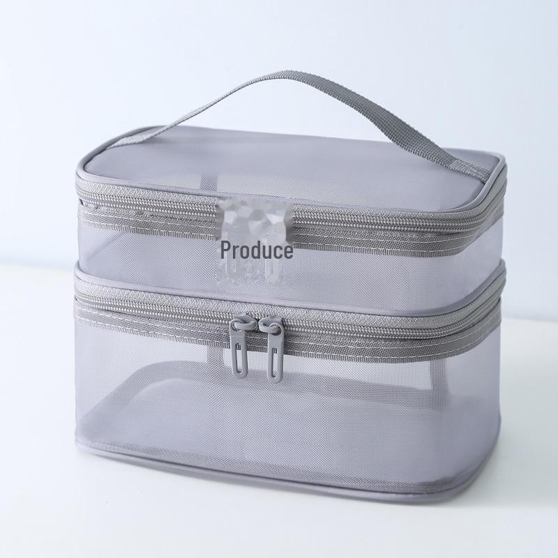 Portable Large-Capacity Toiletry and Cosmetic Bag with Palace Style and Optional Logo