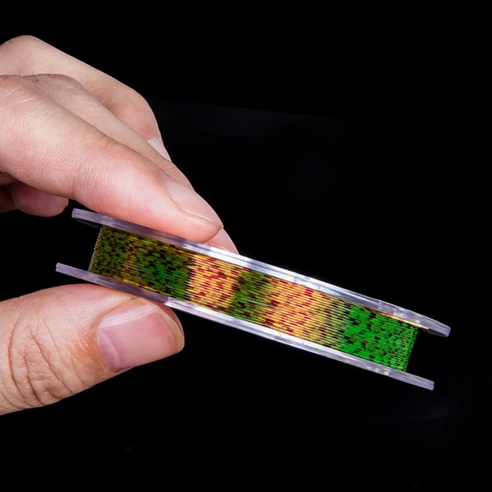 2Pcs Invisible Fluorocarbon Fishing Line 50m Main/Sub Leader Sinking Strong Lines for Carp Bass Stream Fishing Low Camouflag 260319