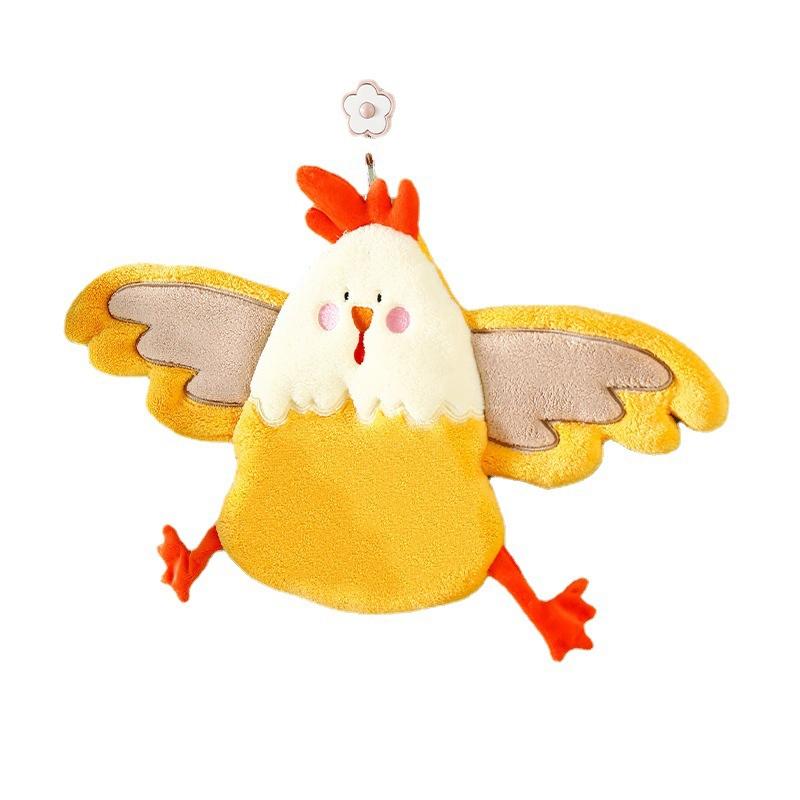 

Подвесное полотенце для рук из кораллового флиса с рисунком Турции, быстросохнущая впитывающая салфетка для рук