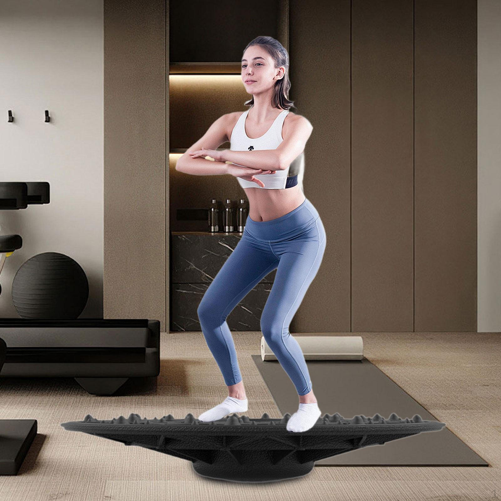 

12" Portable Balance Board with Massage, Ideal for Dance, Office, Workout And . рожевий