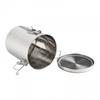 Stainless Steel Food Storage Canister Airtight Seal Anti Rust Easy To Clean