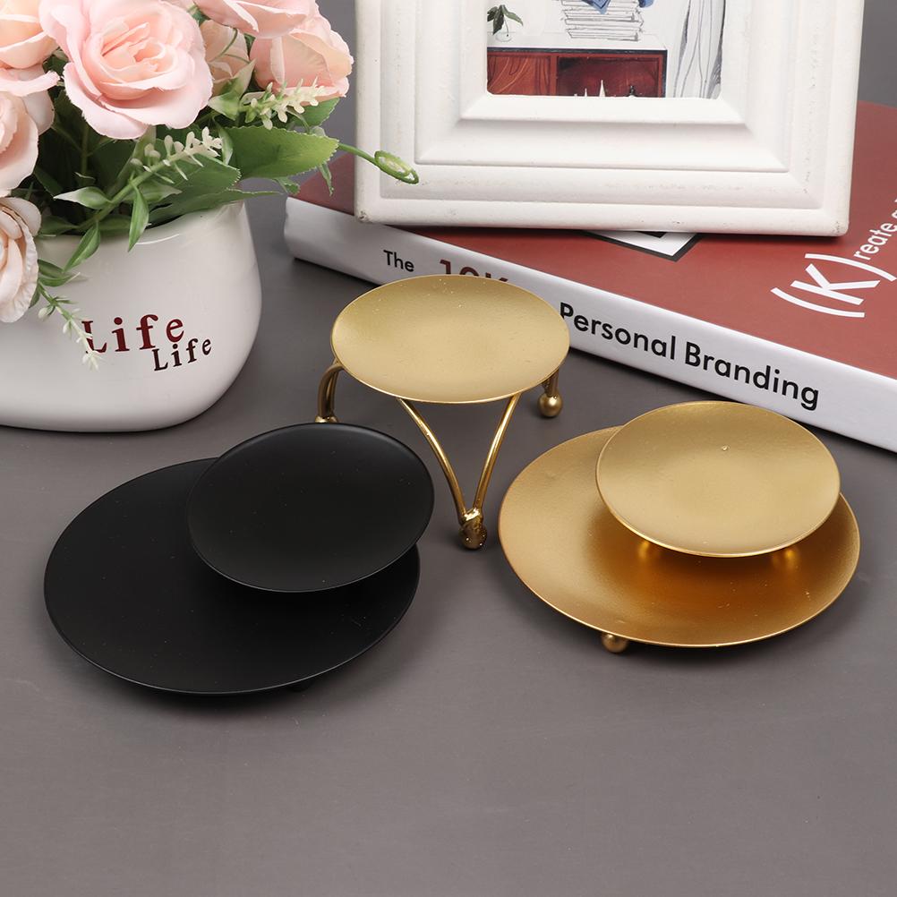Nordic Gold Iron Art Candlestick Creative Candle Cup Table Decor Candle Holder
