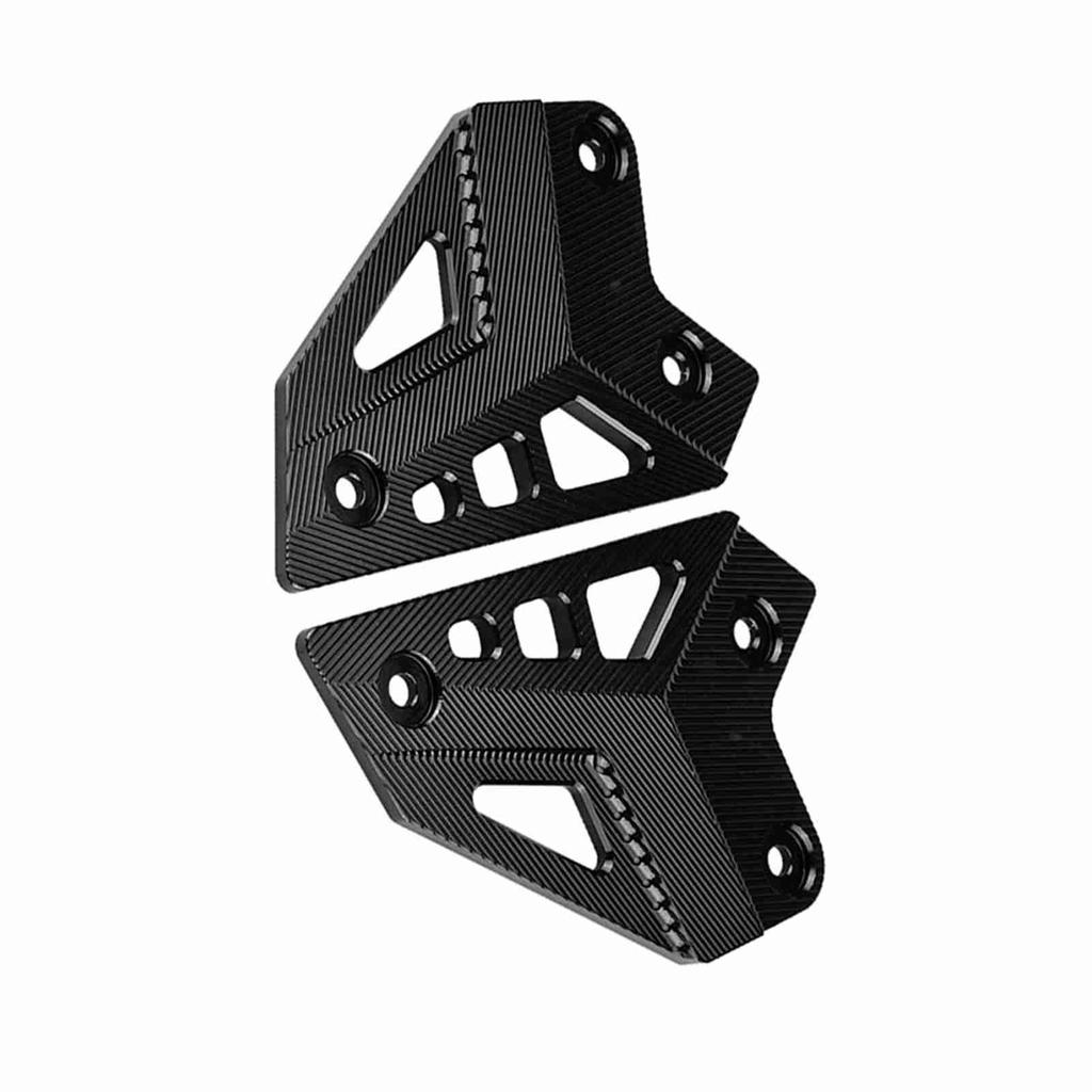 Motorcycle Footrest Foot Peg Protector Heel Protective Cover Guard for  900 2017 Black