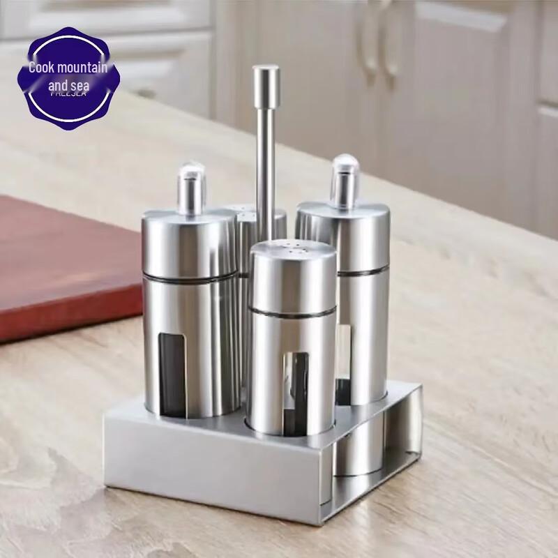304 Stainless Steel Tabletop Seasoning Set