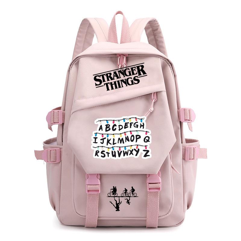 Stranger Things Printed Backpack Youth Student School Bag Computer Backpack Backpack