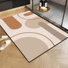 VIKAMA Entrance Door Mat For Modern Minimalist Bathroom, Water-Absorbing Toilet, Easy To Clean Carpet For Home Decoration.