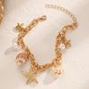 High Quality 2026 Jewelry, Fashion Tidal Sea Shell Conch Starfish Pendant Bracelet, Resort Wind Beach Jewelry