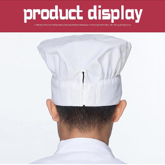 White Chef Hat And Apron For Men Women Adults Set,Chef Costume,White Apron With Pockets For Cooking,Chef Outfit